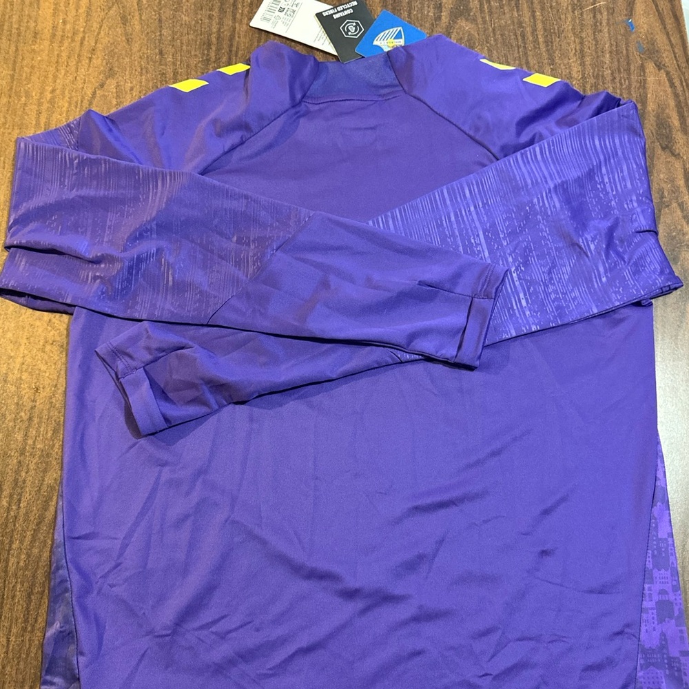 2024-25 Malaga Hummel Pre-Match Sweat Top (EU-XL) NWT - Picture 6 of 7